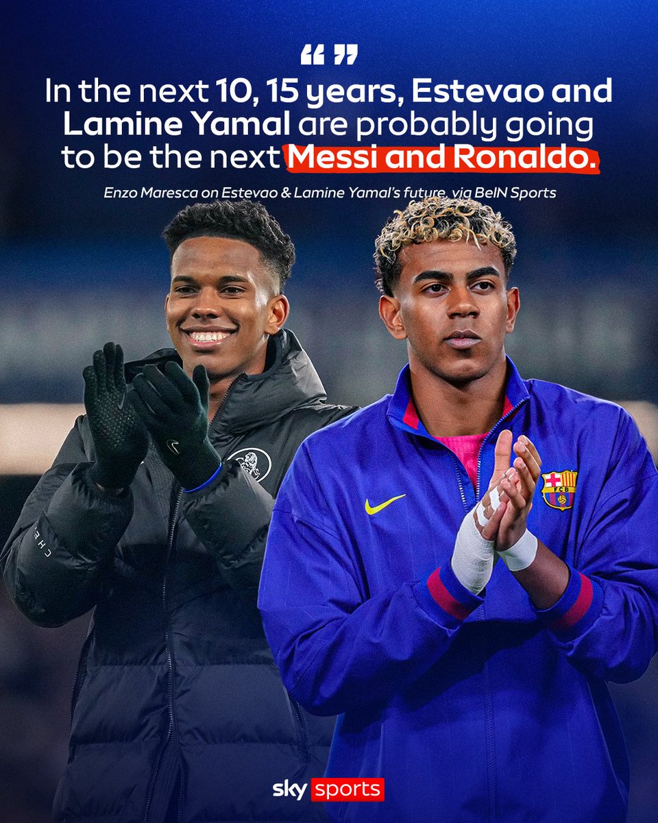 SkyFootball's tweet image. Do you agree with Enzo Maresca? 👀