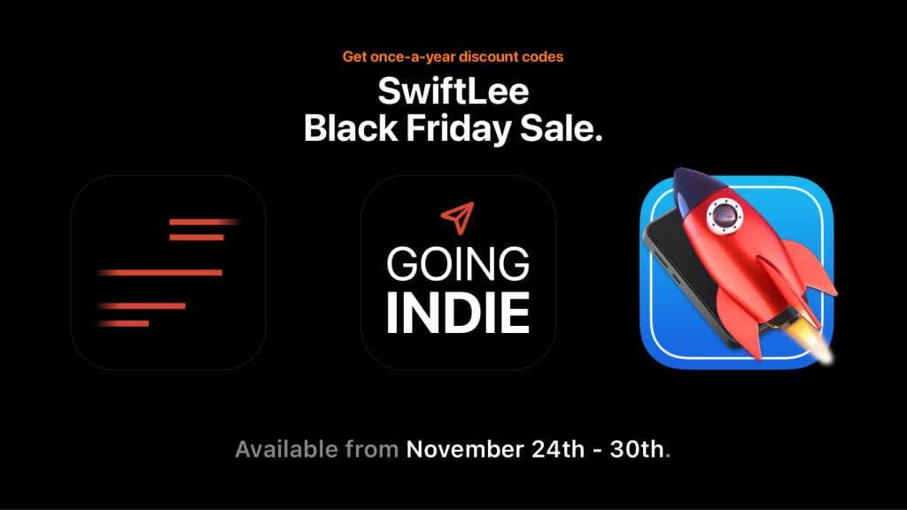 twannl's tweet image. All my products are discounted this week! 

If you:
- Want to become a concurrency expert
- Want to develop apps faster
- Want to go independent

While supporting me as an indie developer, this is for you:
avanderlee.com/general/black-…    

#swiftlang #iosdev