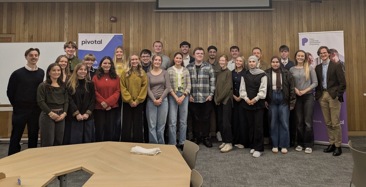 pivotalpolicy's tweet photo. Last night we held our final PLDP session, and heard from our working groups on their research, including on AI, VAWG, green skills, mental health, housing and many more.

Read more here: https://t.co/lgr8ry53vQ https://t.co/Dt8NKkXehN