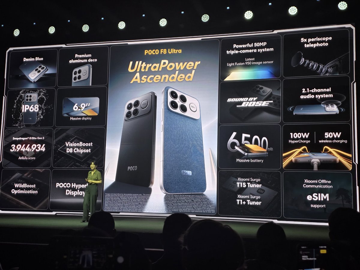 Tech_SuperStar's tweet image. #POCOF8Series Launched Gloabally...
Indiaku vantha nalla irukuma