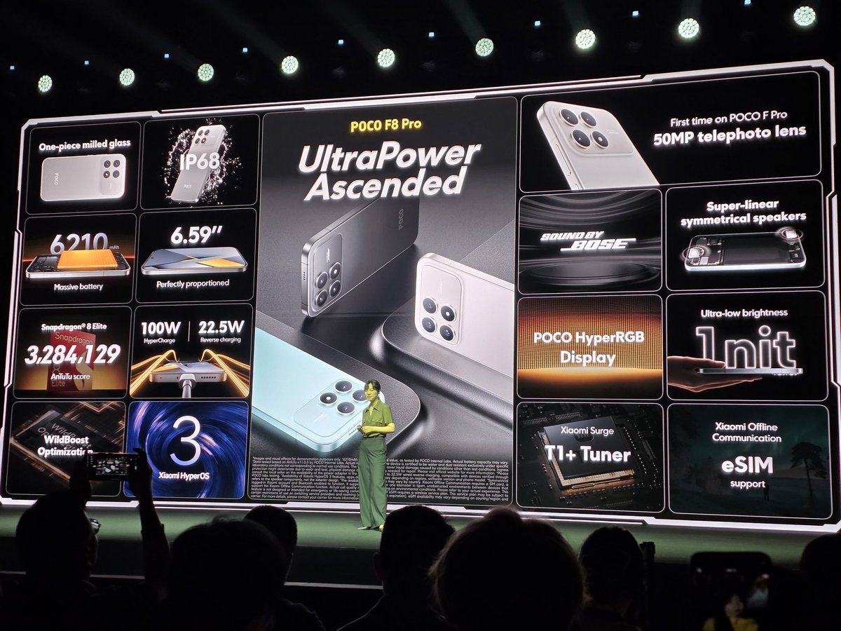 Tech_SuperStar's tweet image. #POCOF8Series Launched Gloabally...
Indiaku vantha nalla irukuma