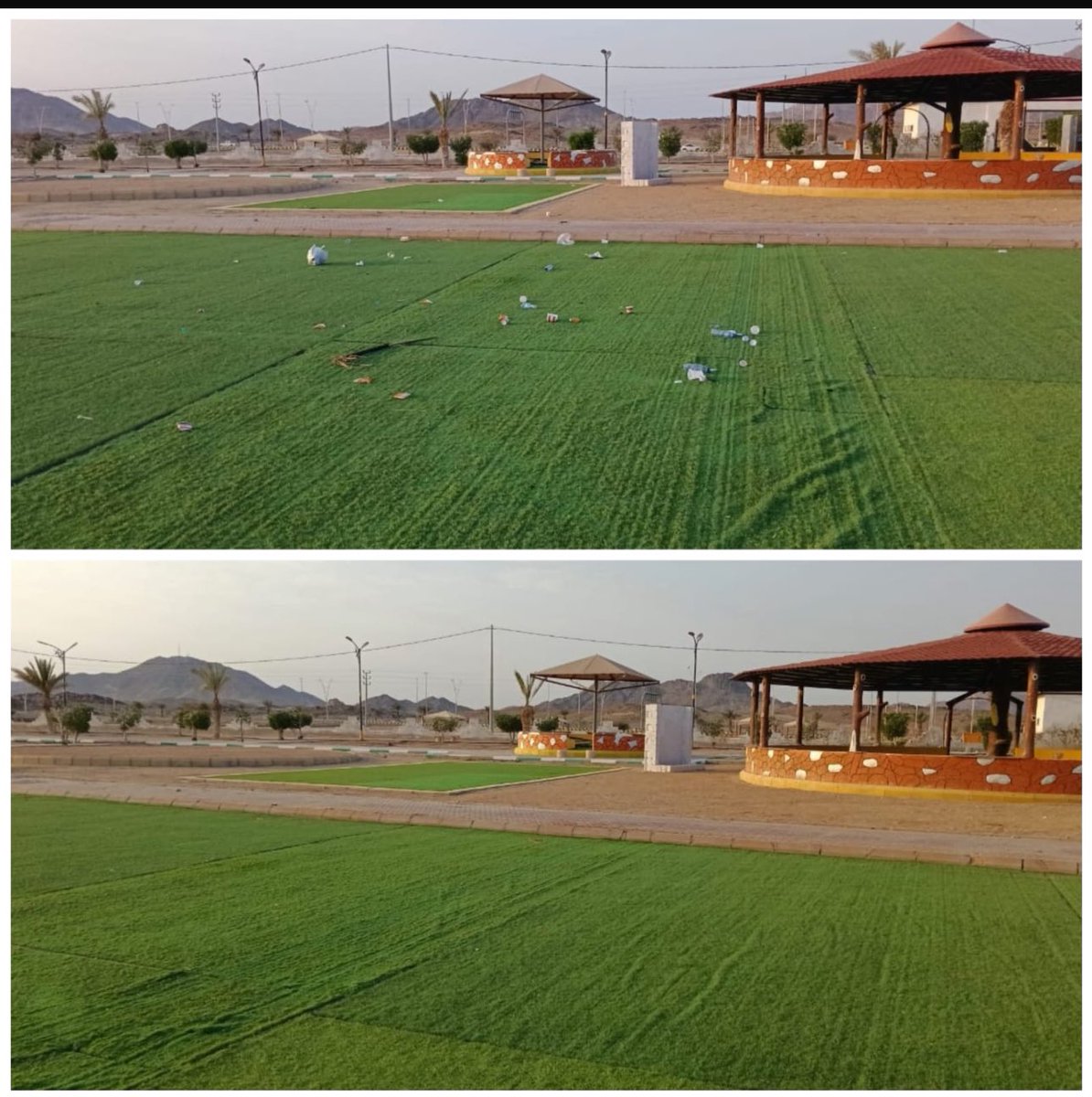 #بلدية_المنجور
تواصل الأعمال الدورية على صيانة ونظافة و متابعة المسطحات الخضراء في الحدائق .