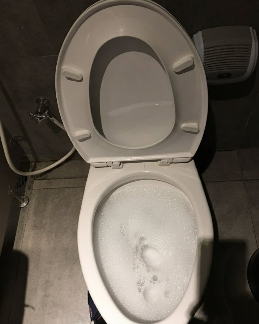 xurajbxnl's tweet image. Idk why but my Spπm turned into foam when I flushed it.