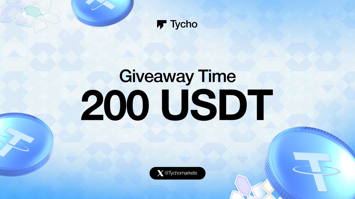 Tychomarkets's tweet image. $200 USDT giveaway 🤩

$100 each to 2 winners

Rules:
✔️ Follow us
✔️ Like + retweet
✔️ Tag 3 friends

Ends in 48 hours!!⏱️