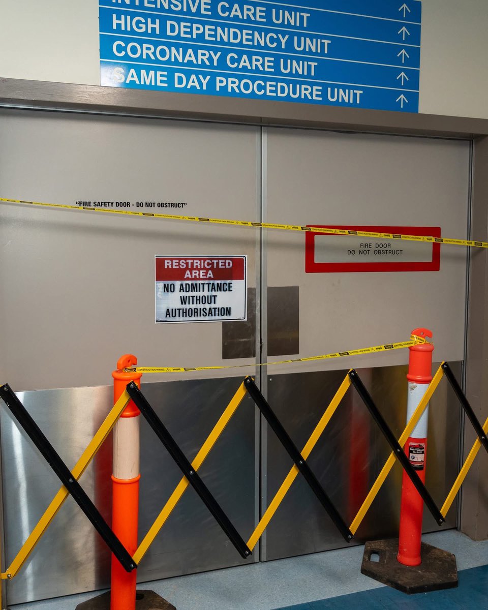 SteveEdgoMLA's tweet image. The damage at #RoyalDarwinHospital highlights the consequences of chronic federal underfunding, where we are 7% behind the national average and #Canberra must finally deliver the $400 million the #Territory needs each year.