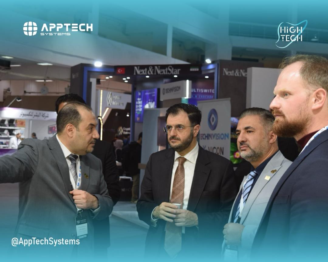 ApptechSystems's tweet photo. سعدنا بزيارة معالي وزير الاتصالات الأستاذ عبد السلام هيكل لجناح Apptech Systems ضمن فعاليات معرض @Hitech_exhibition — هايتك سوريا 2025.
زيارة قيّمة ونقاشات مهمة حول التحول الرقمي وتطوير البنية التقنية.

#HiTechSyria2025 #ApptechSystems #DigitalTransformation #TechInnovation https://t.co/wljLaFji55