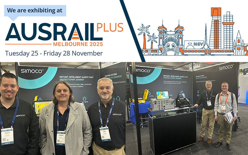 SimocoWS's tweet photo. Day 1 at Aus Rail wrapped up 🎉 Great chats with the rail community about your challenges &amp; how Simoco tech can support safer and smoother operations 🚆✨
We are here through Friday. Visit our team at stand 576 and say hello 🙌

#AusRail2025 #RailTechnology #RailIndustry #Simoco https://t.co/gQ3TfQpm9V