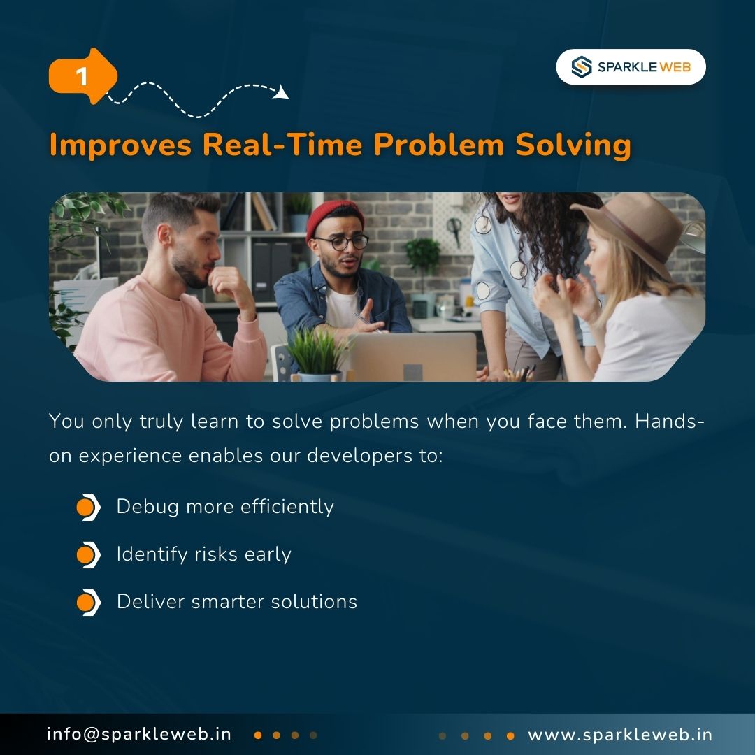 sparklewebhelp's tweet image. We grow by building.

We learn by doing. 🚀

Innovation starts with execution!

#learningbydoing #techteam #sparkleweb #innovation #developers #growth