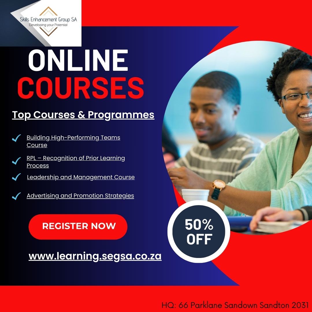 Dennis10912910's tweet image. Skills Enhancement Group SA
learning.segsa.co.za #education #training #entrepreneurship #Career #quality #onlineeducation