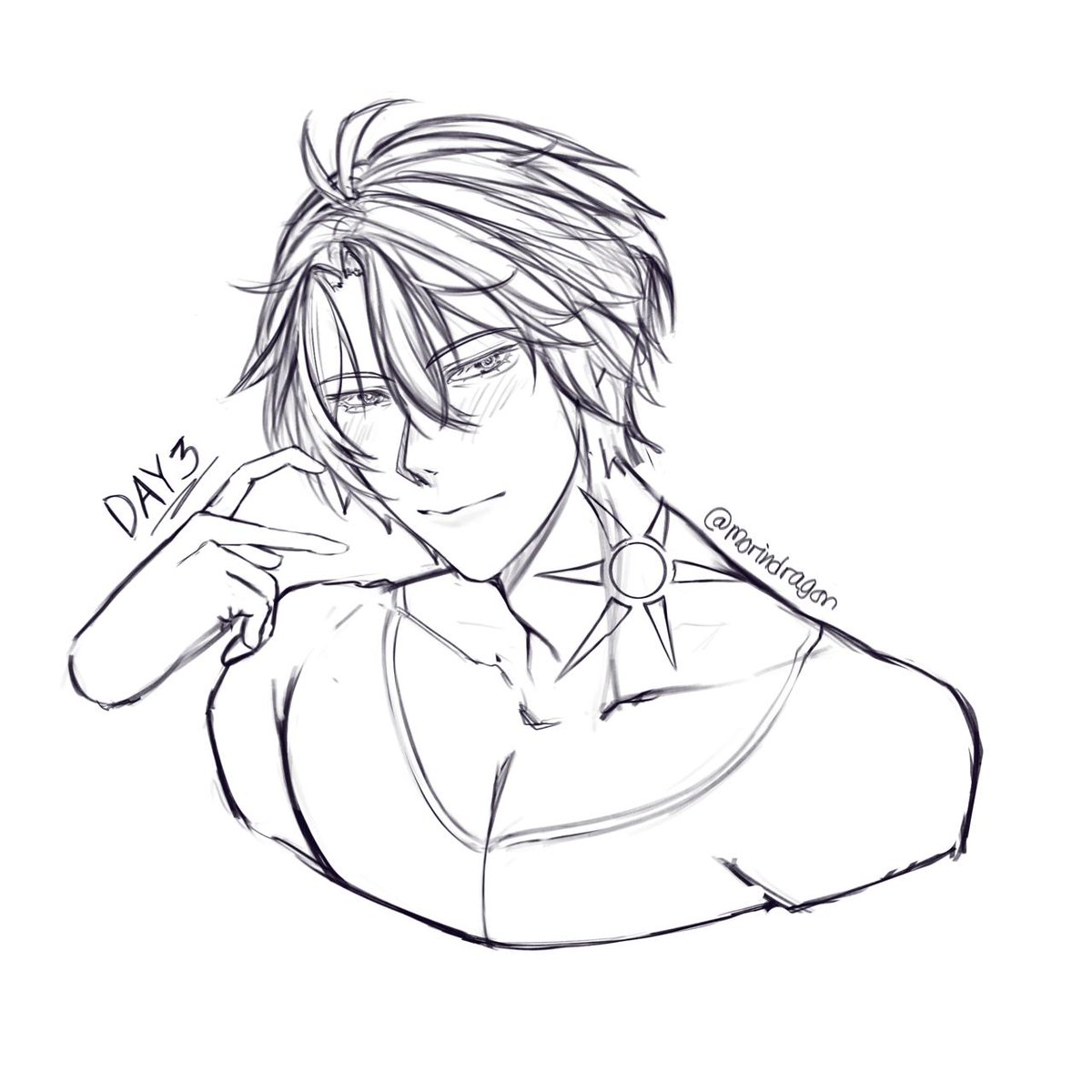 Day 3 of sketching phainon until im blablabla (cant wait for day 4 😋)

#Phainon