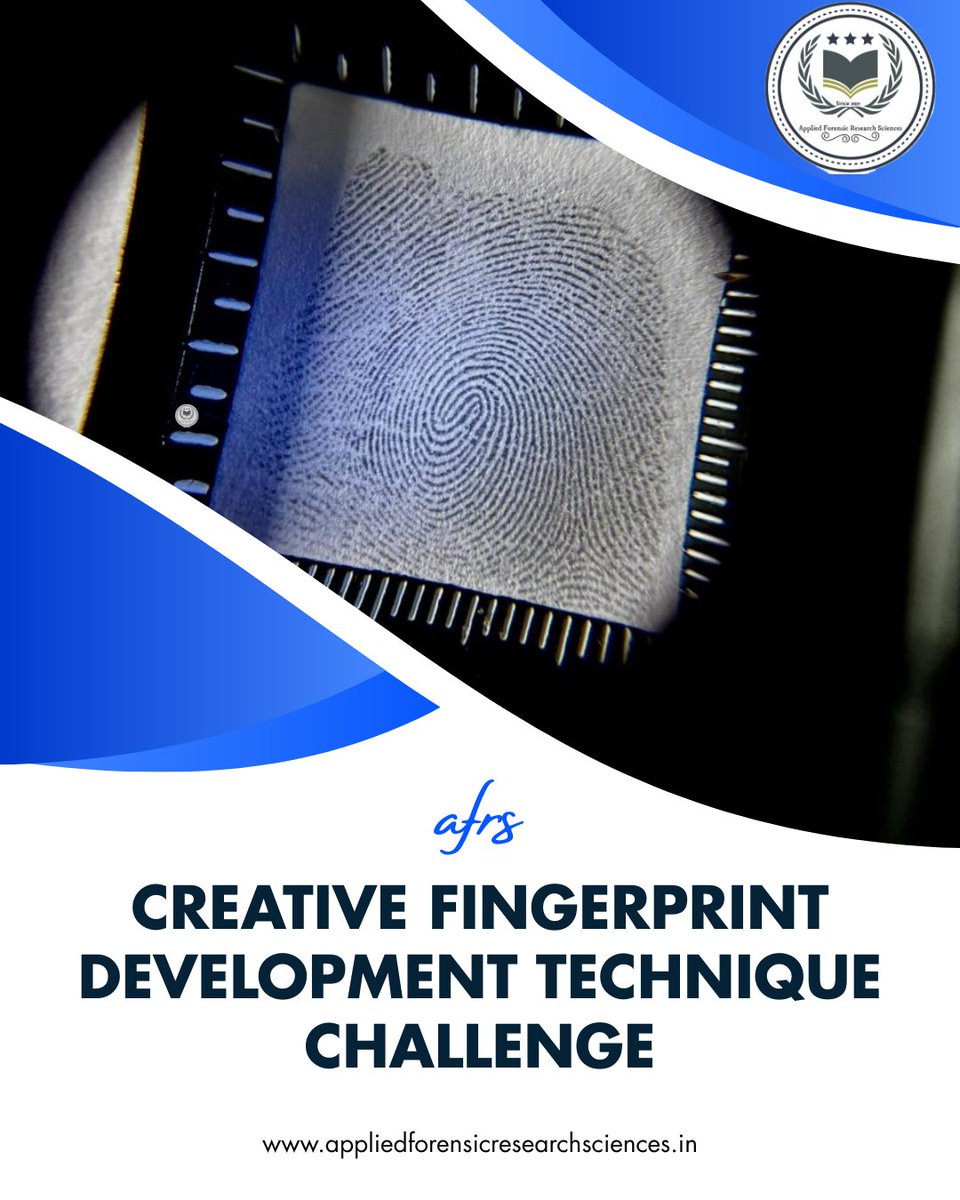 ForensicFor's tweet image. Creative Fingerprint Development Challenge 🕵️‍♂️📸 

Registration 
UG/PG Students: ₹499
Research Scholars: ₹599
Team entries (2–3 members) allowed — single group payment

🌎 Register now forms.gle/oTWbEKd2HuLUDc…

🌐 𝗔𝗙𝗥𝗦 – Where forensic creativity meets scientific excellence