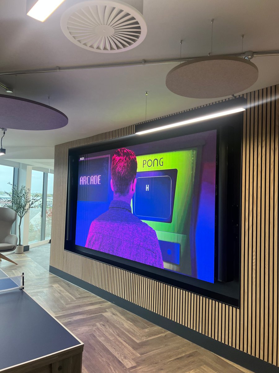 RapidTechToday's tweet image. Bold visuals. Endless possibilities. 🌟
An Absen A2715 Plus LED wall transforms Synextra’s office — the perfect mix of tech, creativity &amp;amp; collaboration.
Let’s create something incredible.
👉 zurl.co/wBFTL 

#LEDWall #Absen #OfficeDesign #ProAV