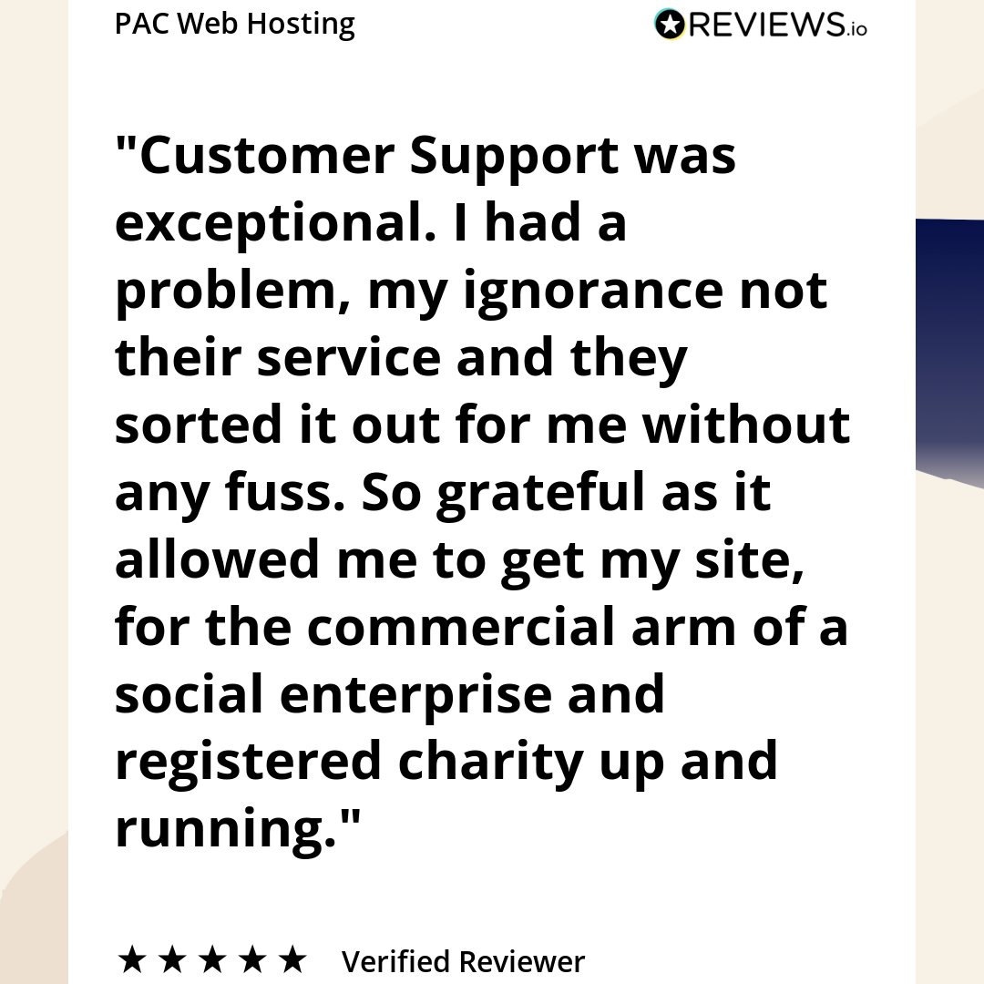 PacWebHosting's tweet image. 🎉 Celebrating our amazing clients like Roger, who launched his online prescence with our cPanel Hosting! Learn about their success: reviews.co.uk/company-review… #OnlineBusiness #HappyCustomer @wearereviews