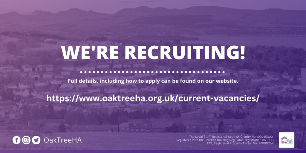 OakTreeHA's tweet image. We&apos;re Recruiting !

An exciting opportunity has arisen to join our landscaping and grounds Maintenance team

To find out more, visit:
oaktreeha.org.uk/current-vacanc…