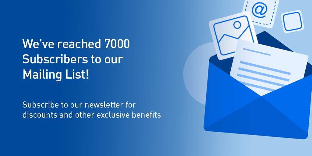SLSSelectEd's tweet image. 🎉 We’ve hit 7000 subscribers to our mailing list!

Join the SLS Select Education mailing list and get exclusive discounts, news and other special benefits delivered straight to your inbox. 

💌 Subscribe today: ow.ly/HqM350XsZWC

#Email #Newsletter #MailingList