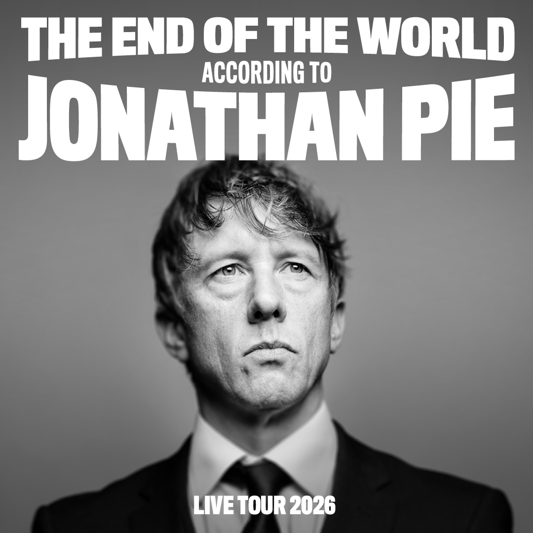 demontforthall's tweet image. 📢 NEW SHOW: Jonathan Pie -Fri 9 Oct 26

Join the UK&apos;s angriest news reporter, @JonathanPieNews for a brand-new live show, which is a helpful and hilarious guide to surviving the impending apocalypse. 😂

Members pre-sale Thu 27 Nov
On sale 10am Fri 28 Nov
demontforthall.co.uk/event/jonathan…
