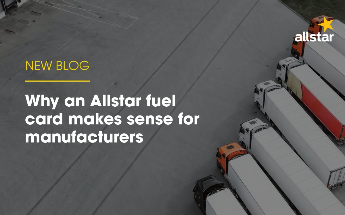 AllstarFuelCard's tweet image. How can manufacturers improve oversight of fuel spend? 🔧 

Fuel cards could help simplify payments, reduce admin and increase visibility of fuel use. 

Our latest blog outlines key points for manufacturers reviewing fuel management. 👉 ow.ly/PKMr50XxBp2