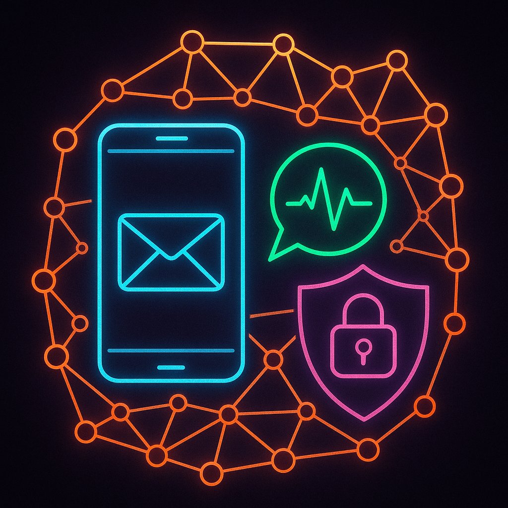 fidonext's tweet image. Most messengers encrypt content, then leak the rest: who, when, how often. FidoNext pushes privacy deeper with X3DH, Double Ratchet and sealed sender-style routing over a P2P mesh, so even the “envelope” reveals almost nothing.  
#FidoNext #Privacy #Encryption #P2P