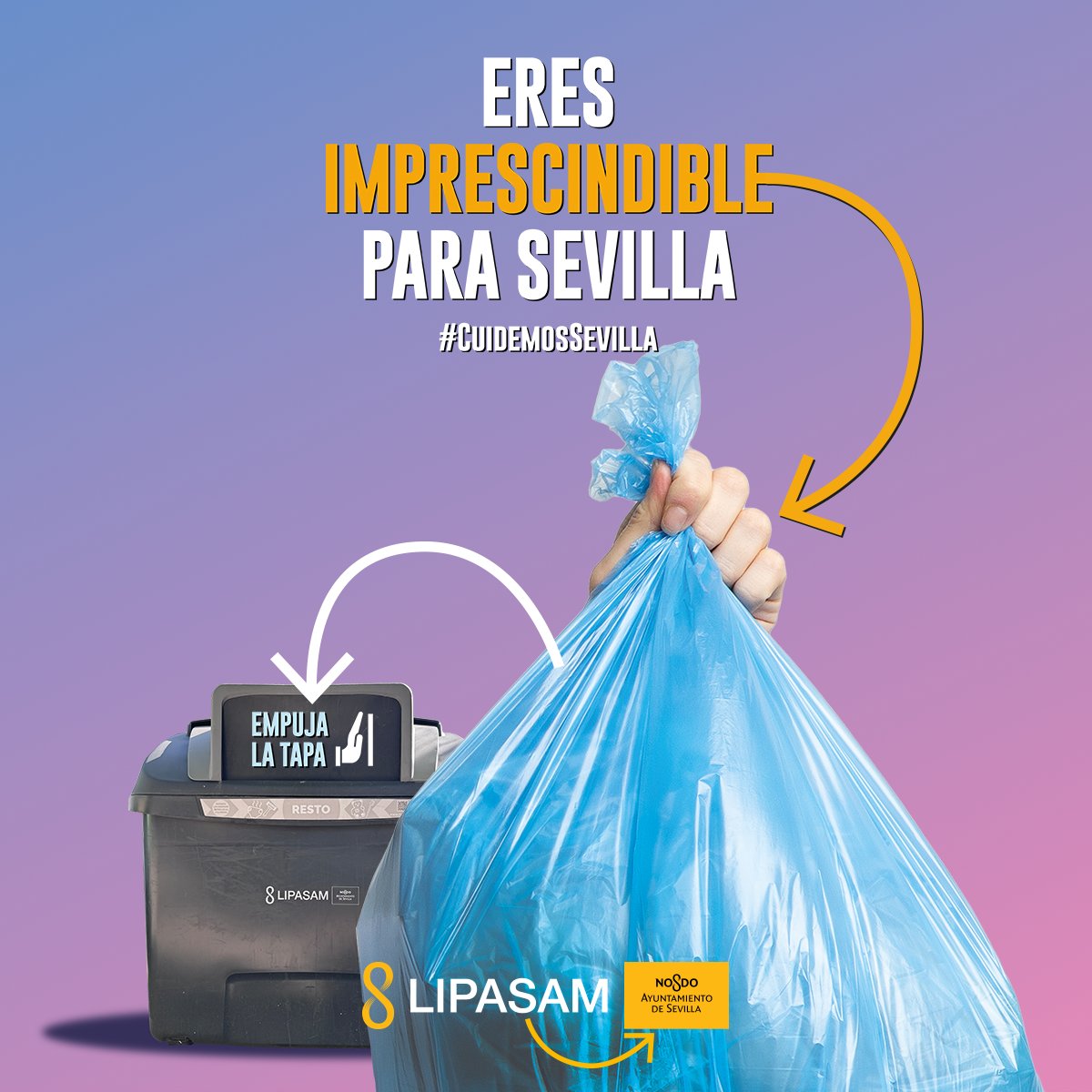 Eres Imprescindible para Sevilla

Separa los residuos en casa y deposítalos dentro del contenedor que corresponda

#cuidemosSevilla
<a href="/Ayto_Sevilla/">Ayuntamiento de Sevilla</a> <a href="/eveliarincon/">Evelia Rincón</a>