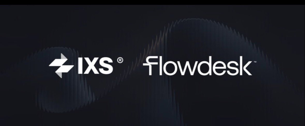 lukeTDD's tweet image. Absolutely love this… 

Read the full thing. 🔥 

You’ll realize how early we are. 

$IXS 🐂 

“So what does it all mean? the Flowdesk mandate is handling the inevitable inbound trillions in institutional volume.”