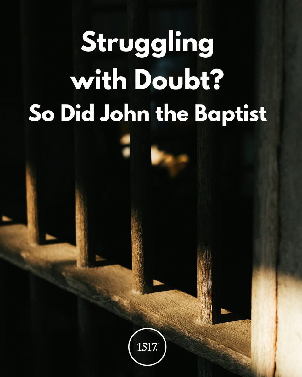 birdchadlouis's tweet image. Do you ever struggle with doubt when it comes to Jesus? If so, you are in very good company. John the Baptist did too.

The Gospels make this clear. We read about it today in Bible in One Year. In Luke 7, John was suffering in the darkness of Herod’s prison. His head would soon…