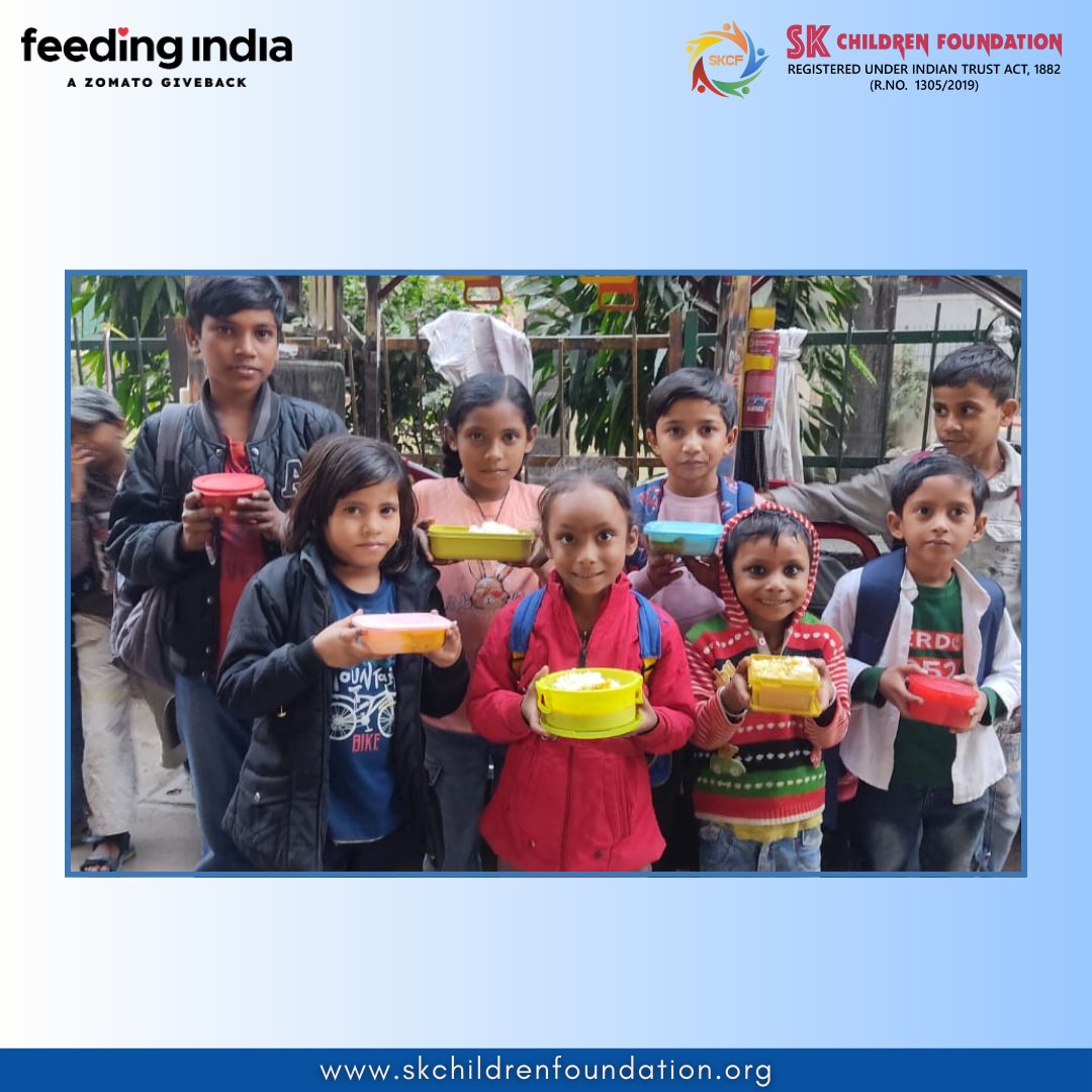 SKCHILDRENFOUN1's tweet image. A nourished child learns better, dreams stronger, and grows with confidence.✨

With Feeding India, SKCF is committed to ensuring that every meal reaches those who need it the most. 🤝💛

Visit:
skchildrenfoundation.org

#SKCF #FeedingIndia #ZeroHunger #FoodSecurity #SDGs