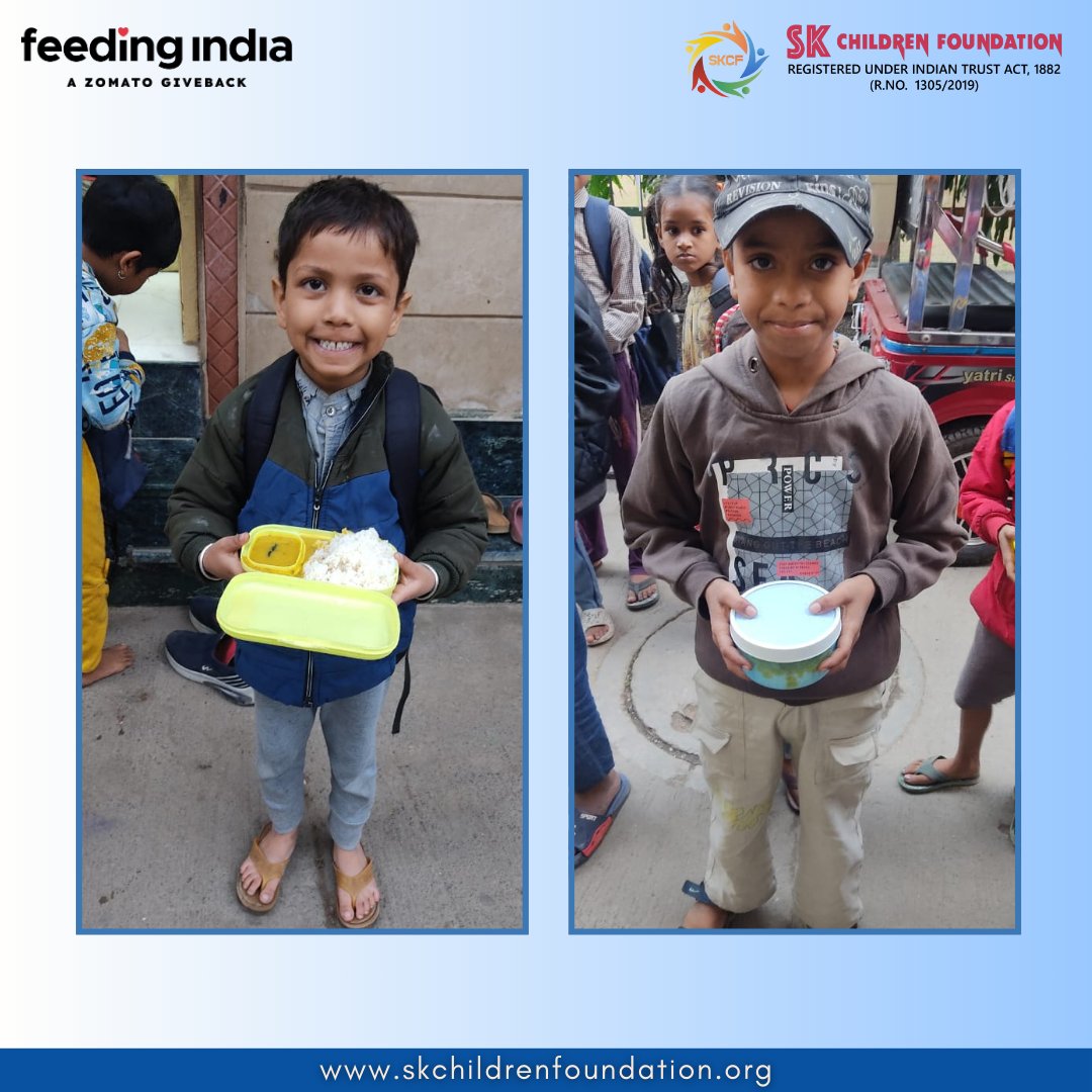 SKCHILDRENFOUN1's tweet image. A nourished child learns better, dreams stronger, and grows with confidence.✨

With Feeding India, SKCF is committed to ensuring that every meal reaches those who need it the most. 🤝💛

Visit:
skchildrenfoundation.org

#SKCF #FeedingIndia #ZeroHunger #FoodSecurity #SDGs