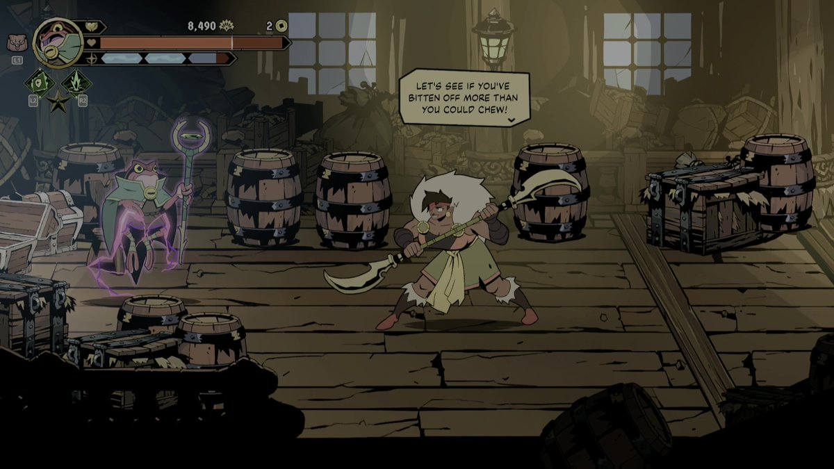 GameDevDavid319's tweet image. Here is my boss battle against Zafari, the Bandit Queen. As Brome, this was another cool boss battle. I really like facing this boss, as it lets you earn some extra spending money for the shop. This boss wasn&apos;t too hard to beat in a 1v1. 
#ps #playstation #playstationtrophies…