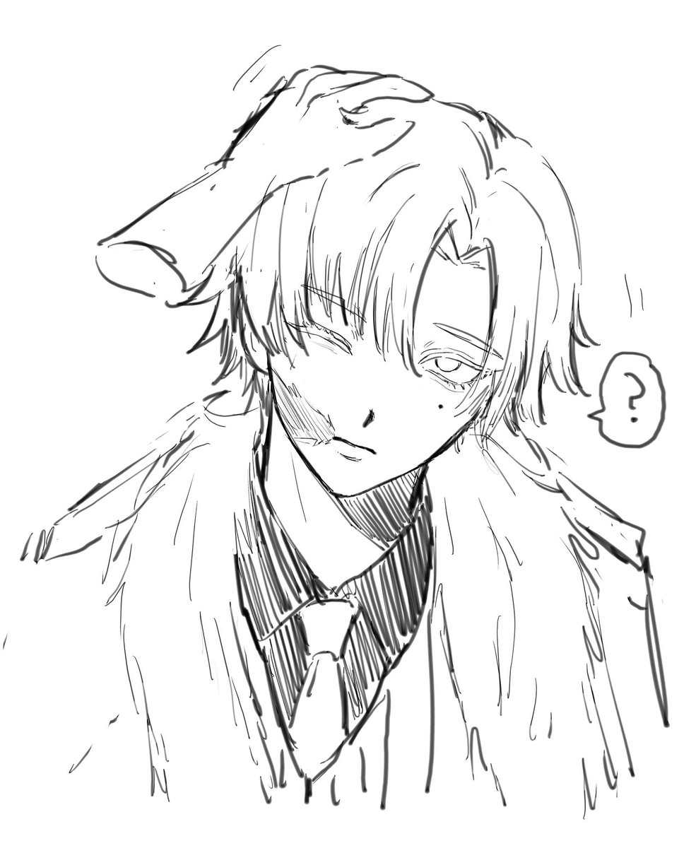 友達にさ、描いてもらった❤️‍🩹くん、見てみんな、