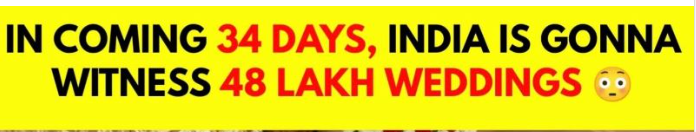 MasalaBoxKhush's tweet photo. 48 lakh weddings lined up.
Pandits busy… caterers busy… decorators busy…
Only I’m free. Entirely. Emotionally. Romantically.

#weddingrings #weddings https://t.co/onSEPipcuV