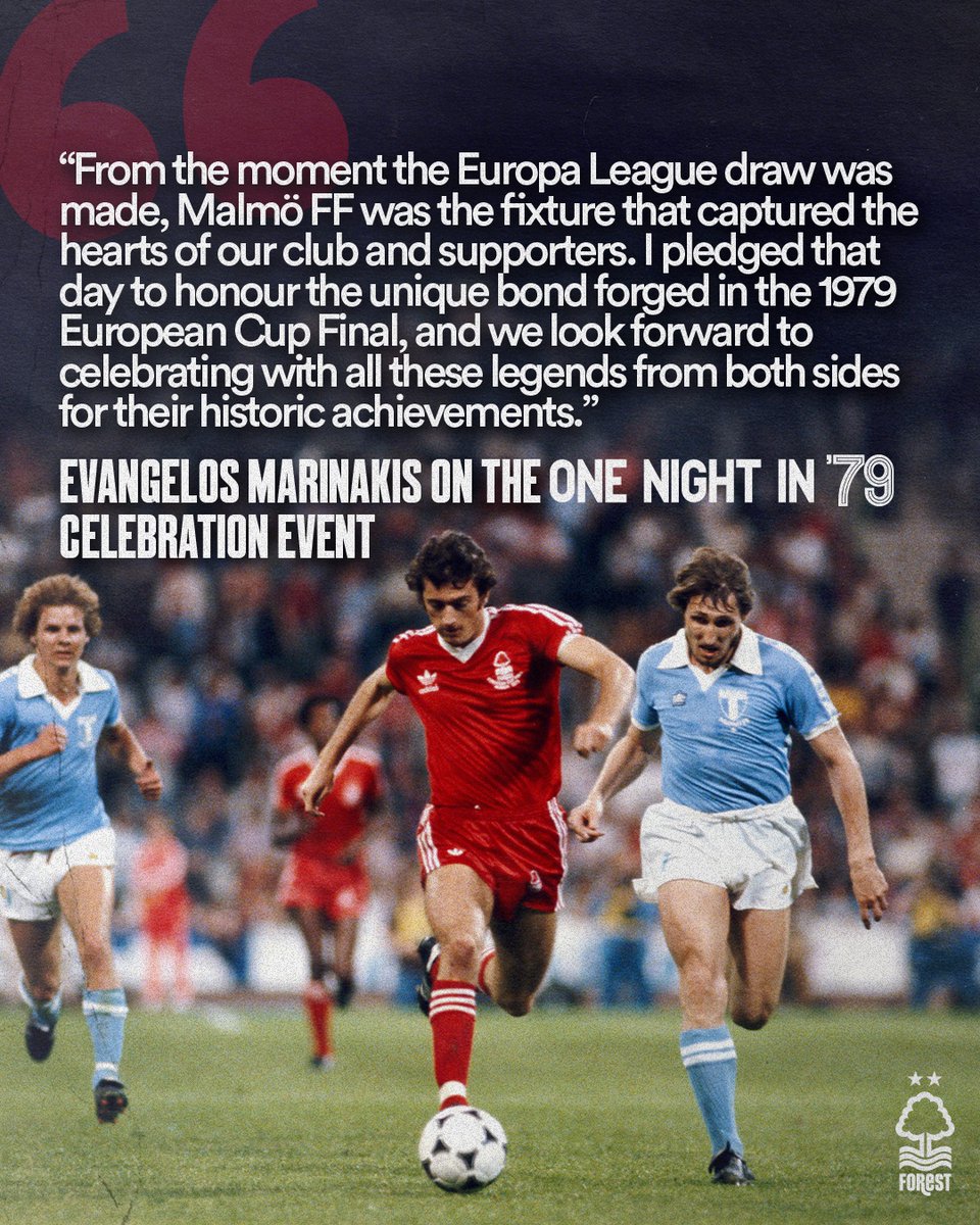 Evangelos Marinakis on the One Night In '79 celebration event. 🗣️
