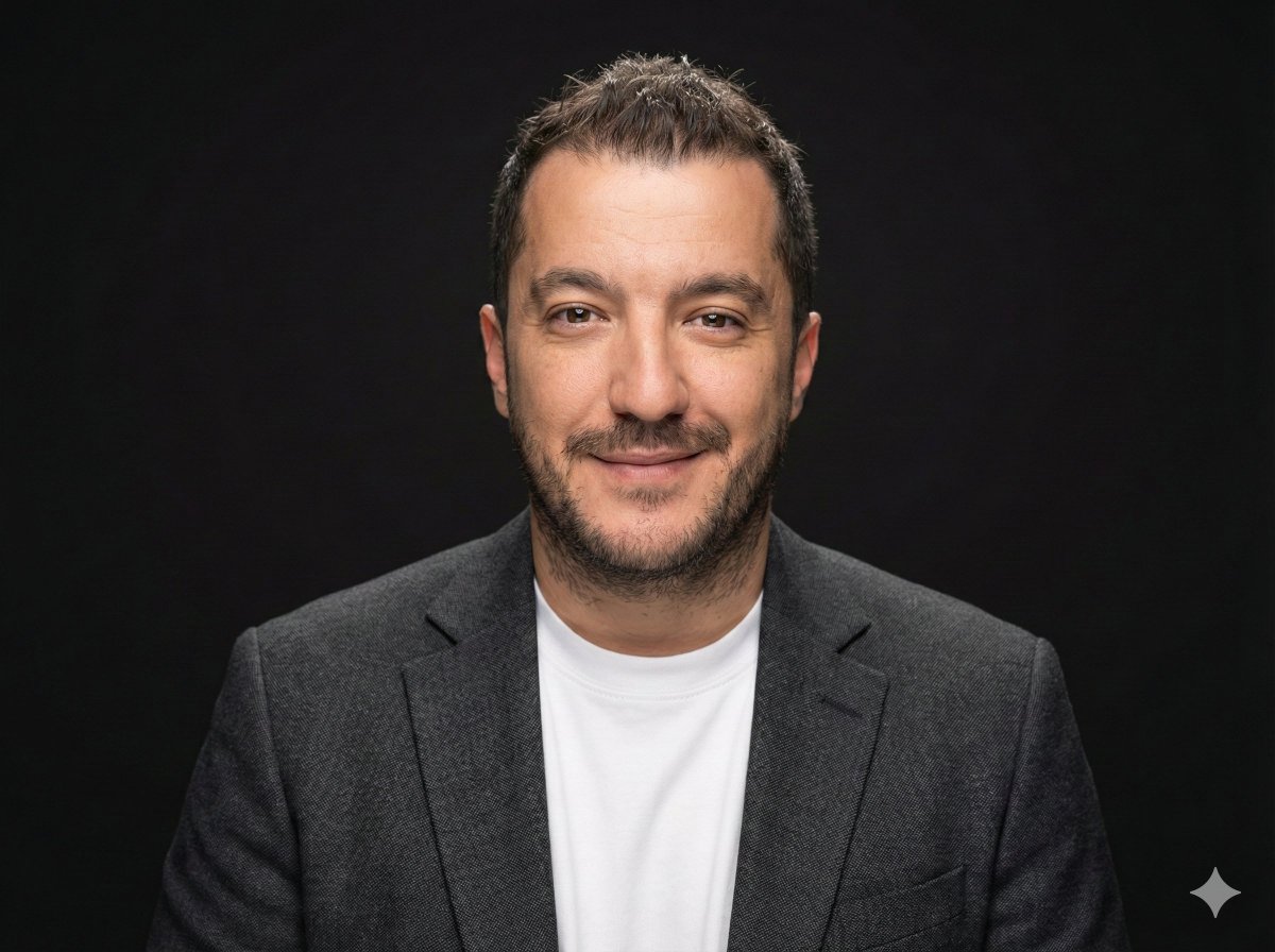 semihdev's tweet image. Şöyle eli yüzü düzgün, kurumsalda kullanacağım bir fotoğrafım olsun derseniz. Yorumdaki şablon promptu kullanarak Nano Banana ile oluşturabilirsiniz.