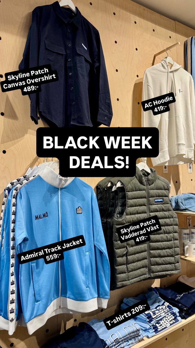 Supporterhuset's tweet image. Fynda under black week på SH!
30% på hela sortimentet!
shop.supporterhuset.se/collections/ny…