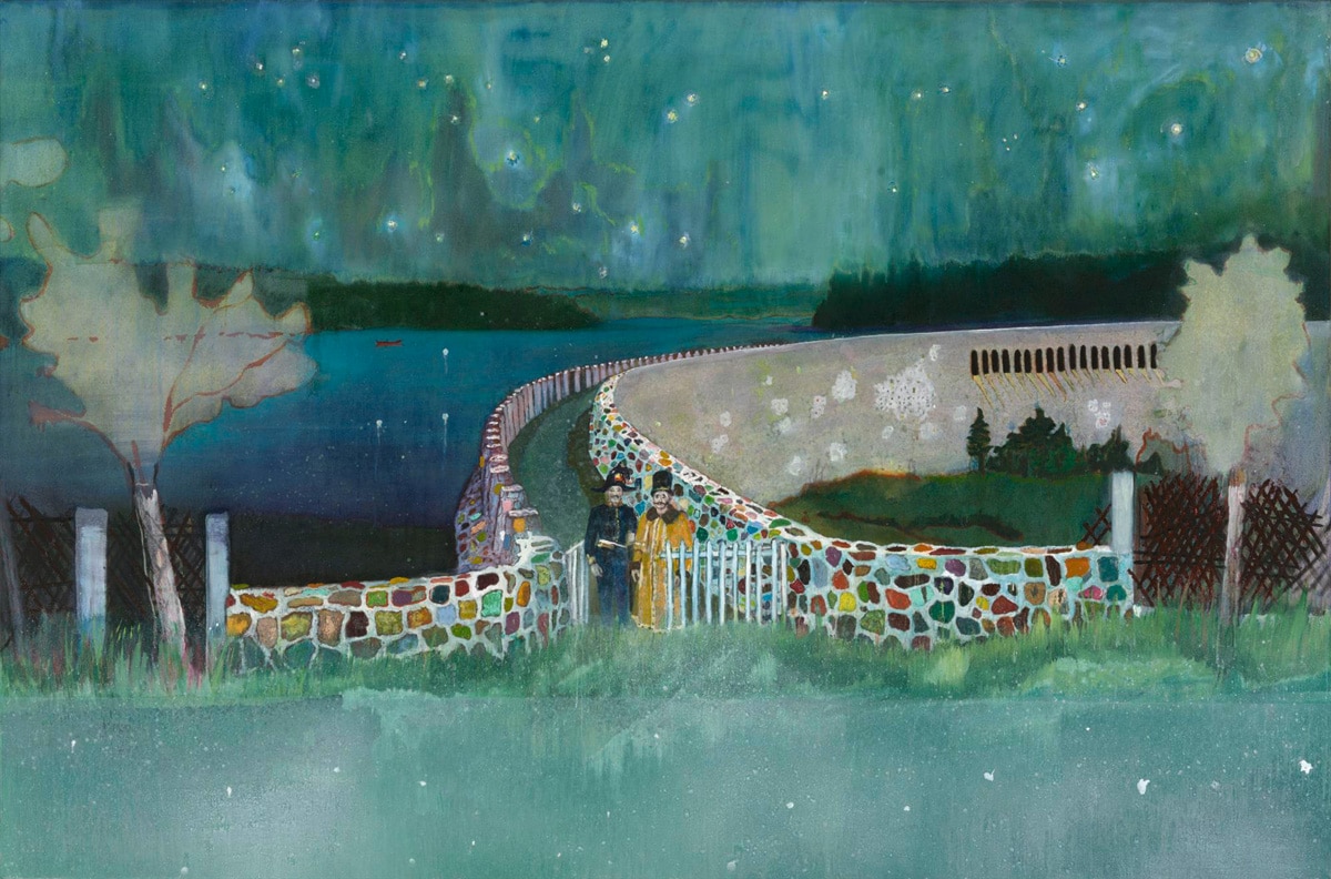 ピーター・ドイグ （Peter Doig、1959-） 『ガストホーフ・ツァ・ムル