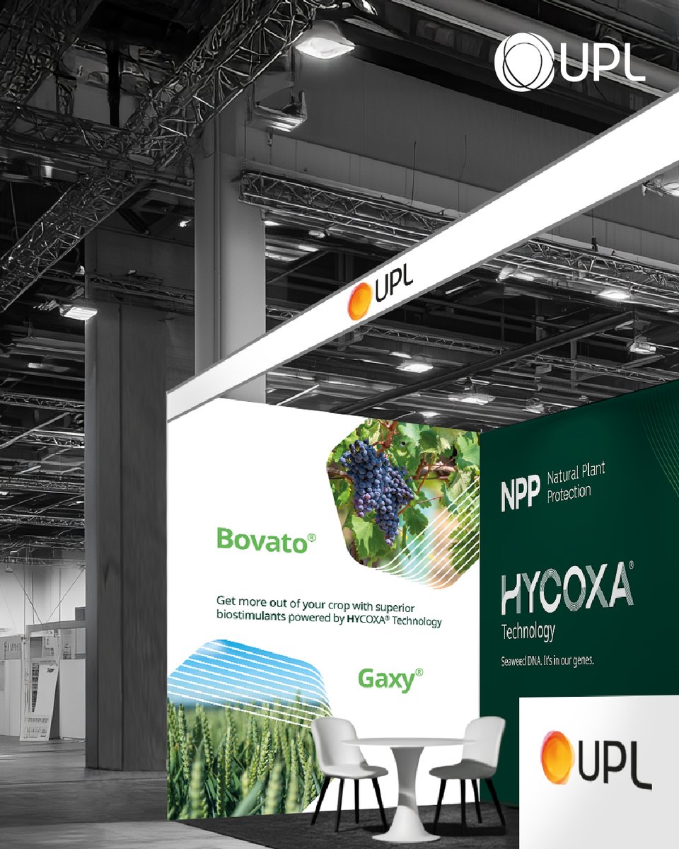 UPL Corp is excited to join the Biostimulants World Congress (Dec 2–4, Barcelona)! 
EU proudly introduces Hycoxa®—an NPP biosolution from Ascophyllum nodosum. With presentations and scientific posters, we’re showcasing how UPL Corp drives innovation. 
bit.ly/3Xjnrrb