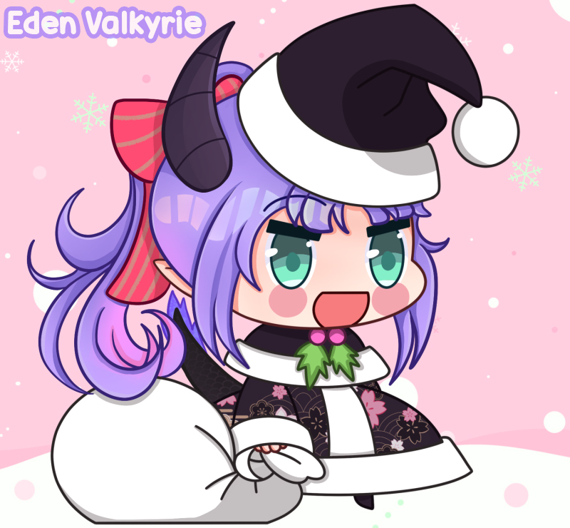 EdenValkyrieArt's tweet image. I used the free padoru base/template to make a new one for myself 💜

#ych #padoru
