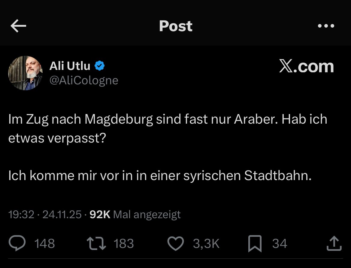 0_7_user's tweet image. Überall Ausländer 🥺🥺😡
- ist selber Türke