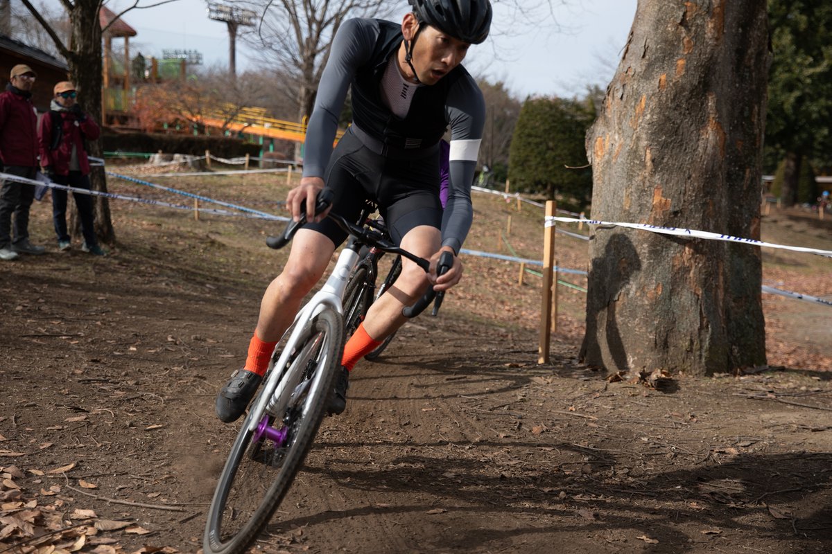 先日のシクロクロス昭和はお借りした @CannondaleJapan のSUPER Xで