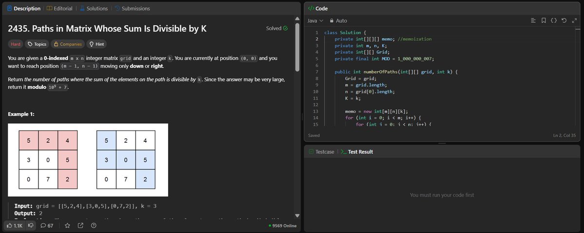 jha_sachin32904's tweet image. POTD got me moving from divide-and-conquer to DP fast 😅. The logic made sense, but coding it was a whole &apos;no other story! Overlapping subproblems everywhere. 
#ProblemOfTheDay #CodingChallenges #DynamicProgramming