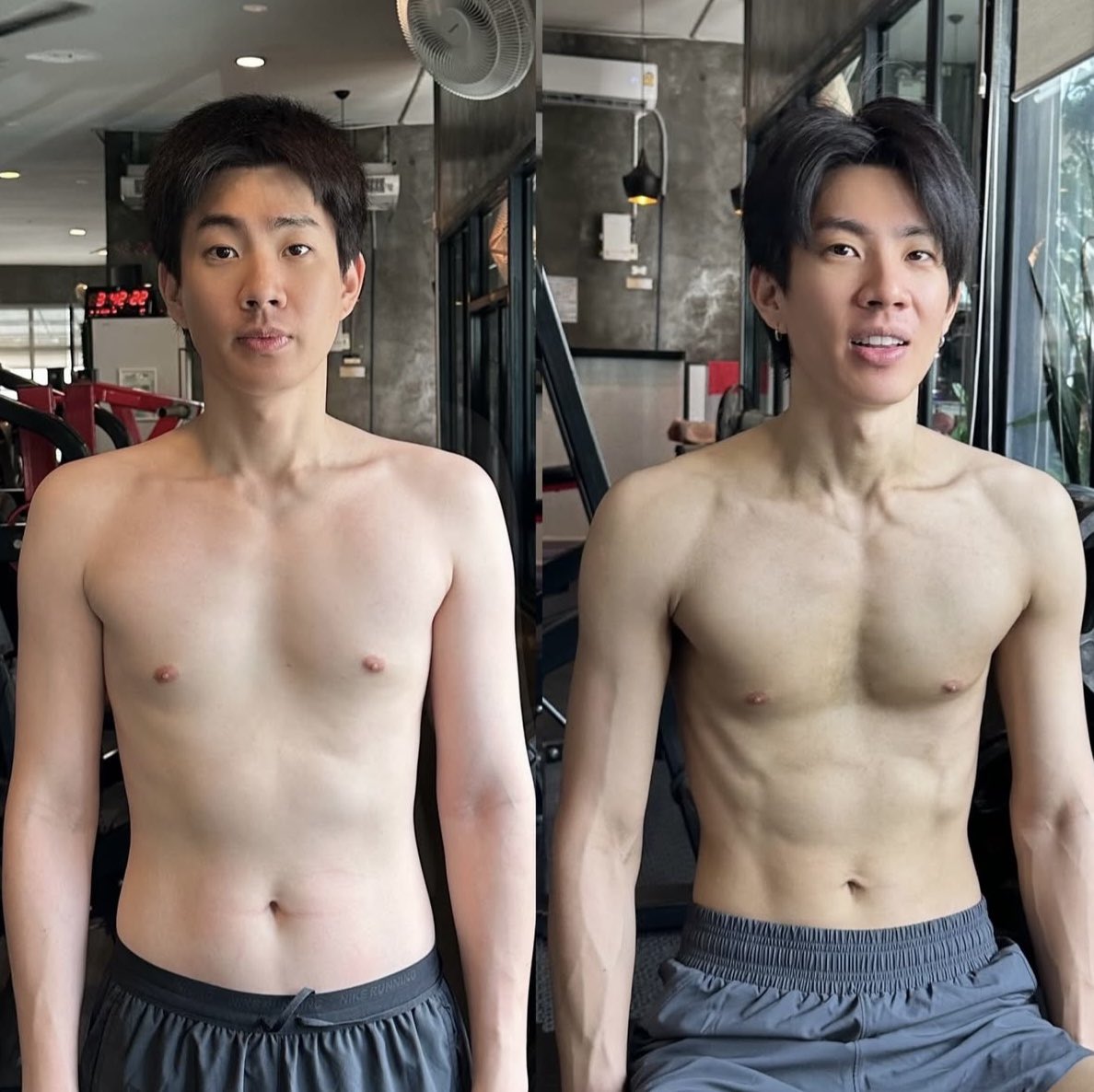 pws_xxv's tweet photo. ภาพซ้ายนึกว่ายังเป็นเด็กนรอยู่เลย https://t.co/pn4DTa79QI