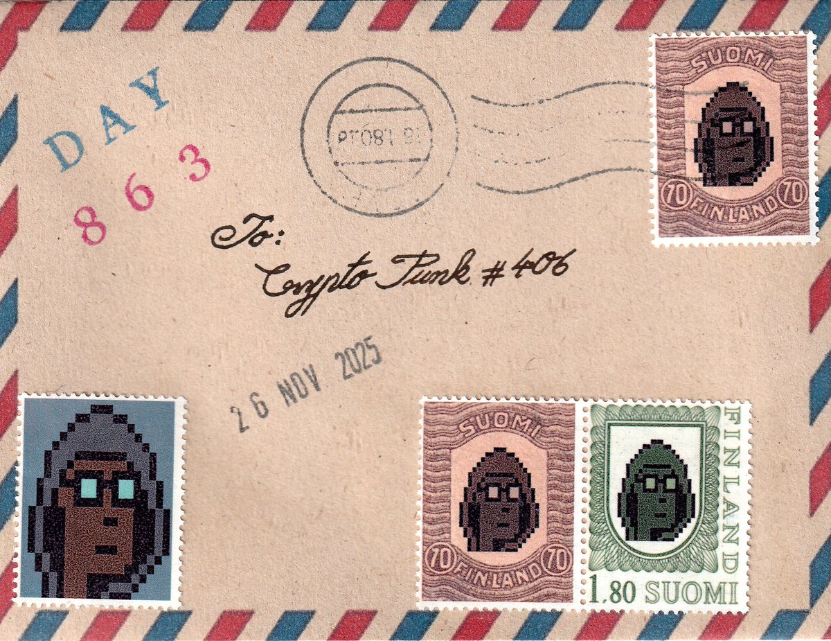 ProfileStamper's tweet image. 🎨Daily #Art Campaign

🗓️ 𝐃𝐀𝐘 #863:

👑 @cryptopunksnfts #406 👑

✨ 𝑻𝒐 𝒃𝒆 𝒄𝒐𝒏𝒔𝒊𝒅𝒆𝒓𝒆𝒅 𝒂𝒔 𝒕𝒉𝒆 𝒏𝒆𝒙𝒕 𝒄𝒂𝒏𝒅𝒊𝒅𝒂𝒕𝒆,
🟣 𝐹𝑜𝑙𝑙𝑜𝑤 𝑚𝑒  &amp;amp;  𝑠𝑒𝑛𝑑 𝑚𝑒 𝑎 𝐷𝑀

#NFT #PFP  #Bitcoin #CryptoPunk