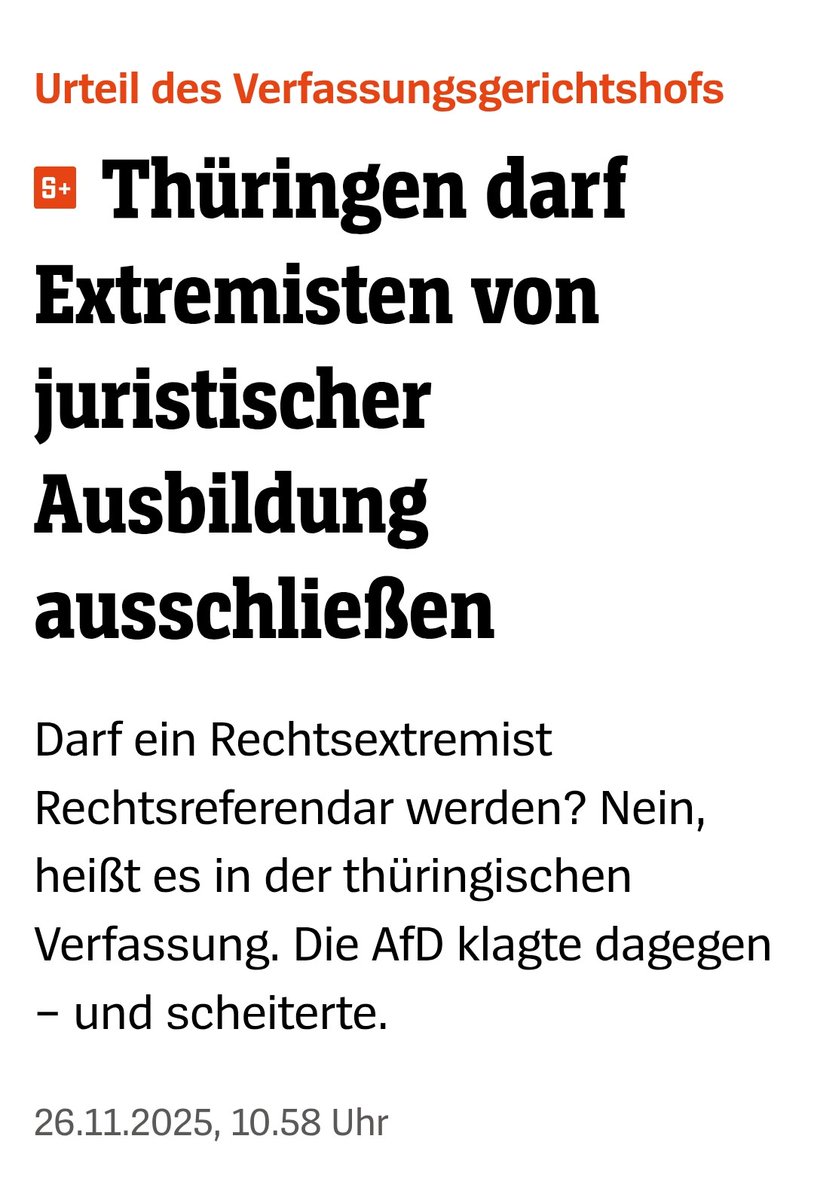 BurgerleinWatch's tweet image. Es gibt auch noch gute Nachrichten. 

spiegel.de/panorama/justi…