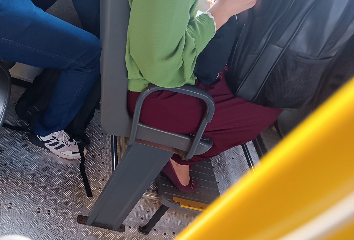 TEM UMA MULHER DE MAOMAO NO ÔNIBUS!!