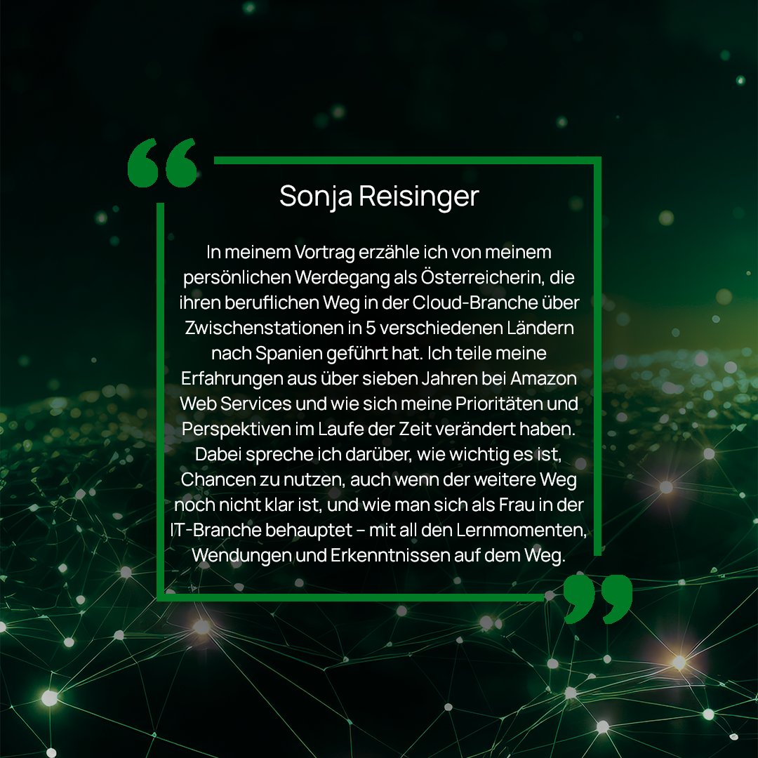 IGI_Smalls's tweet image. 🌟 Speaker*innen-Ankündigung für den Cloud Day 2026! 🌟

🌍 Das schöne an einem Job bei einem Hyperscaler (@AWS) oder dem führenden CRM Software as a Service (SaaS) Anbieter (@salesforce) ist, dass man die eigene Arbeit von überall aus machen kann. 

1/7