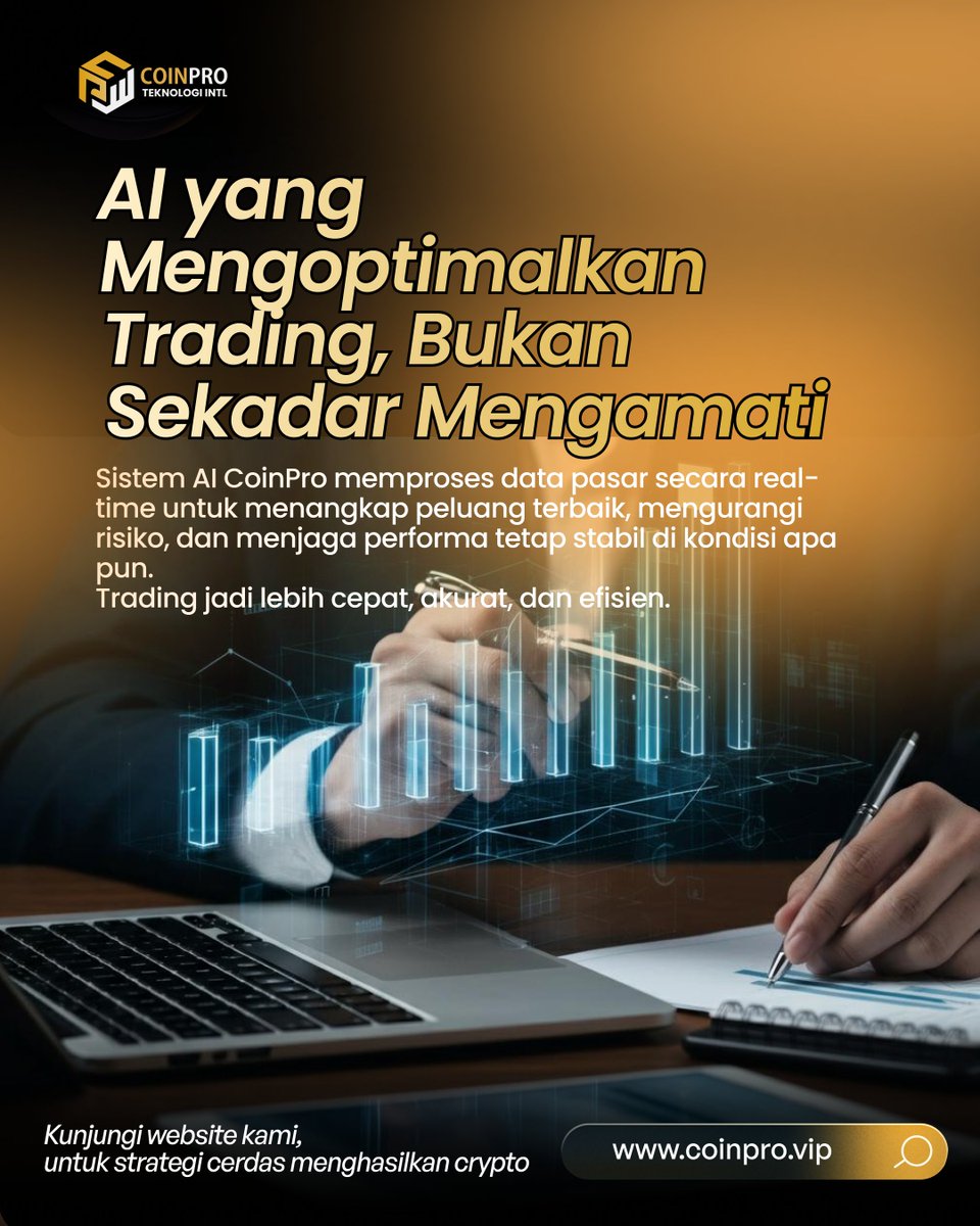 coinpro_id's tweet image. Trading lebih stabil dan efisien dengan kekuatan AI. Saatnya biarkan teknologi bekerja untuk hasil yang lebih konsisten. 🚀

Hashtag:
#TradingAI #CoinPro #SmartTrading #CryptoTools #AIAutomation #ProfitKonsisten #InvestasiDigital