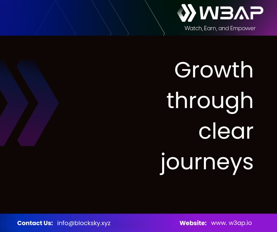 web3AdPlatform's tweet image. W3AP is moving from experiments to structured growth playbooks. 

Our goal is simple: partners should achieve measurable, sustainable growth through clear user-journey design.

#WhyW3AP #FutureOfAds #web3