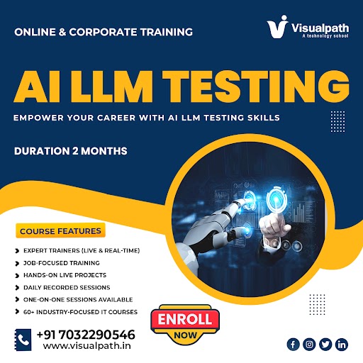 KLvisualpath99's tweet image. 🚀 Become an AI LLM Testing Specialist with VisualPath – Lead the Future of AI Quality! 
🎓 Attend Our FREE Live Demo – Limited Seats Available!
☎️ Call/WhatsApp: +91-7032290546
🌐 Visit: visualpath.in/ai-llm-course-…
@visualpathedu #AILLMTesting #AILLMTraining #LLMTestingCourse #AI