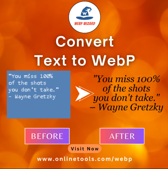 WebpWizard's tweet image. Transform your text into high-quality WebP images.  
Try our tool - onlinetools.com/webp/convert-t… 
#browserling #WebP #ImageCompression #WebDesign #explorepage #GraphicDesign #SEO #WebOptimization #mindset #DigitalMarketing #OnlineTools #x #LA28 #IndustryHBO