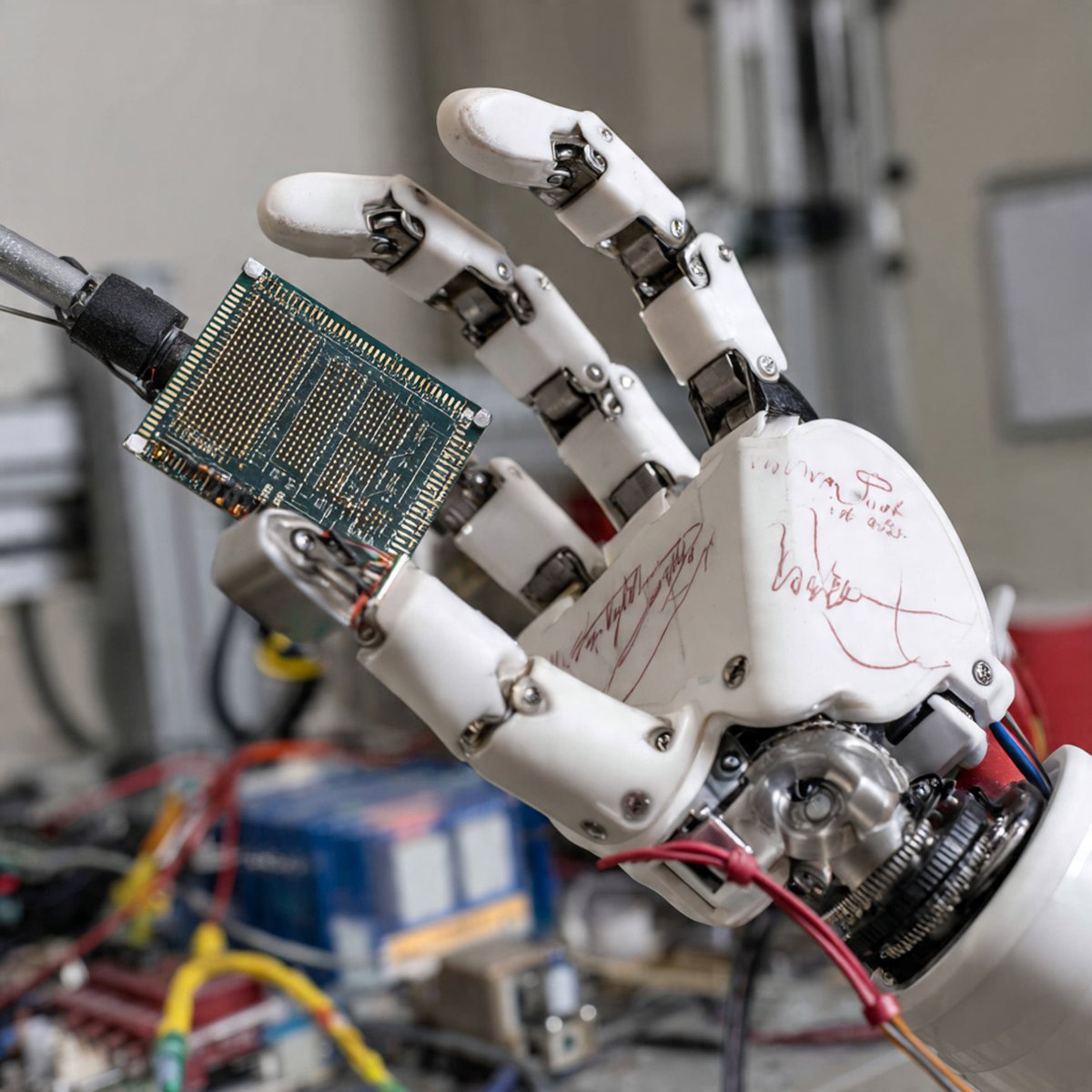 unrealkiran's tweet image. Researchers built a robotic hand that learns new manipulation skills in hours, not weeks. Next-level dexterity.