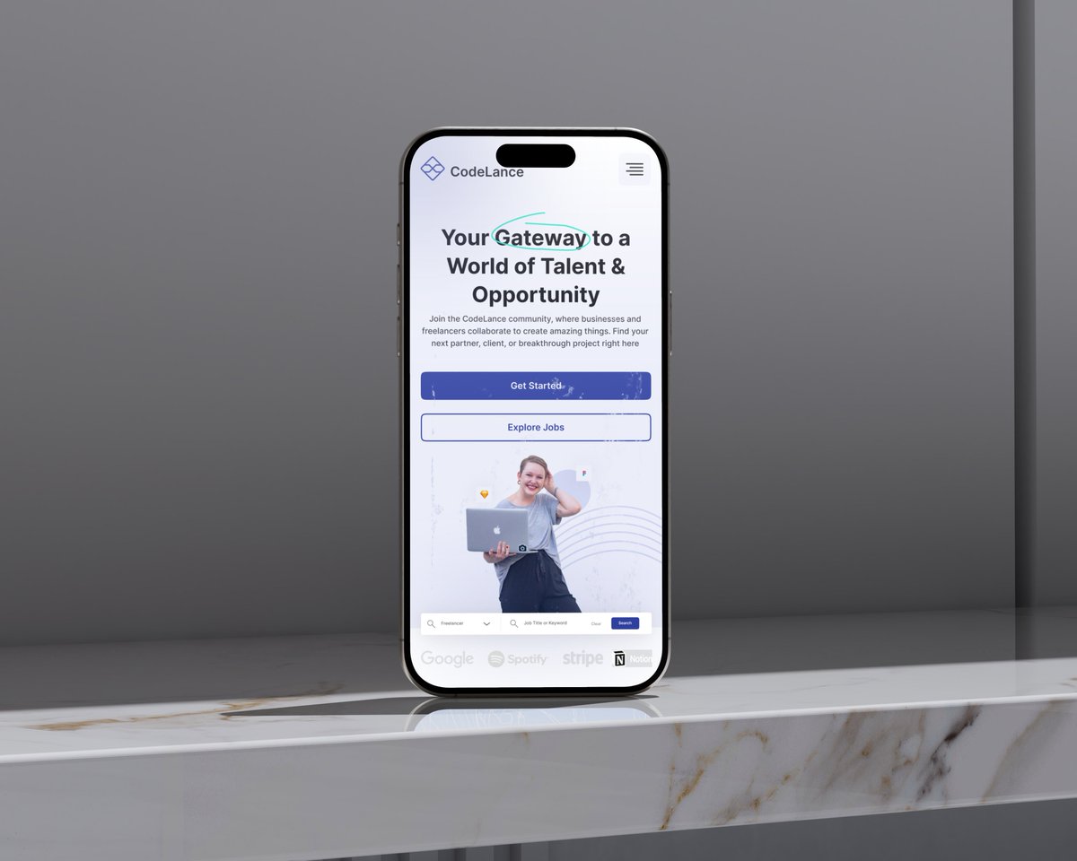 Dayoaademola's tweet image. Just shipped my #CodeLance case study!

Researched top freelance platforms to design a fully responsive site (desktop → tablet → mobile).

Big step in my #UX design journey.

you can view on my behance behance.net/Dayoaademola

#ProductDesign #ResponsiveDesign #figma